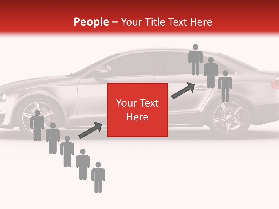 Metal Transport Sportscar PowerPoint Template