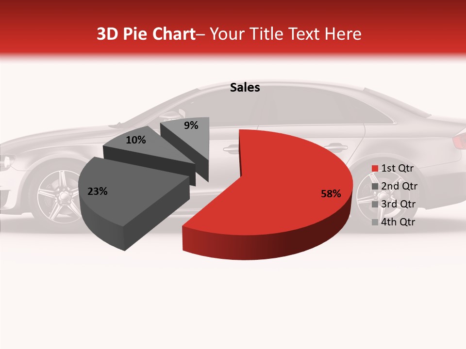 Metal Transport Sportscar PowerPoint Template