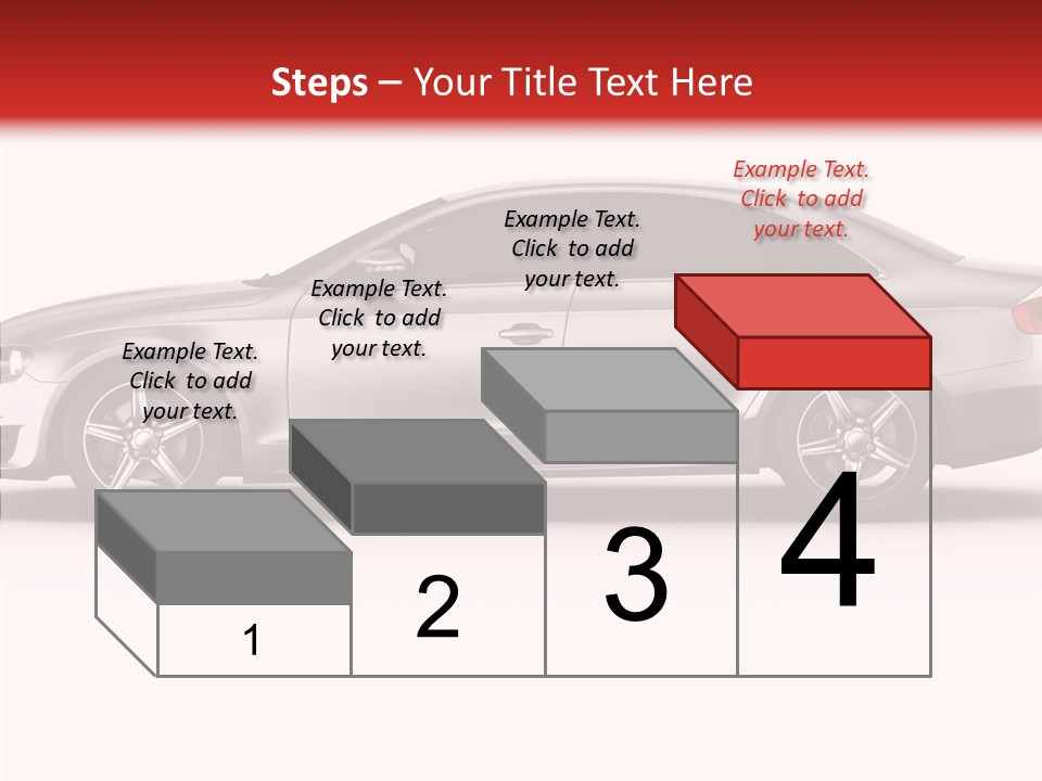Metal Transport Sportscar PowerPoint Template
