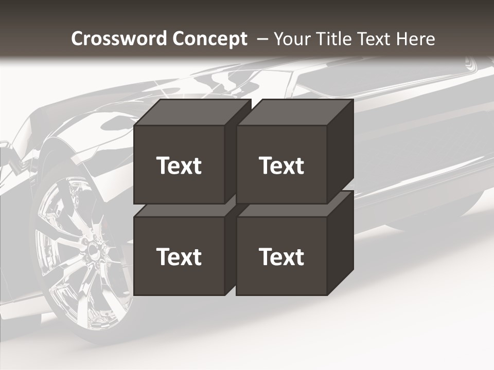 Bumper Shadow Illustration PowerPoint Template