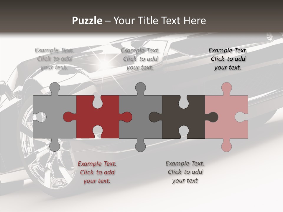 Bumper Shadow Illustration PowerPoint Template