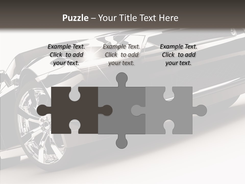 Bumper Shadow Illustration PowerPoint Template