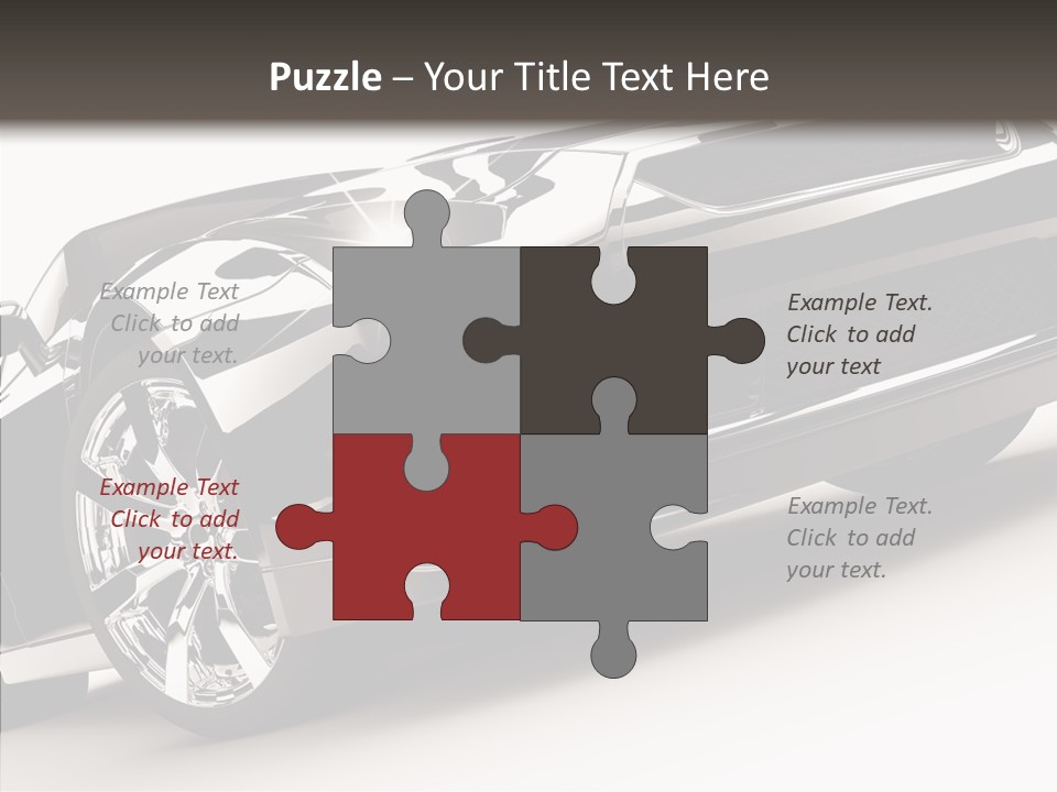 Bumper Shadow Illustration PowerPoint Template