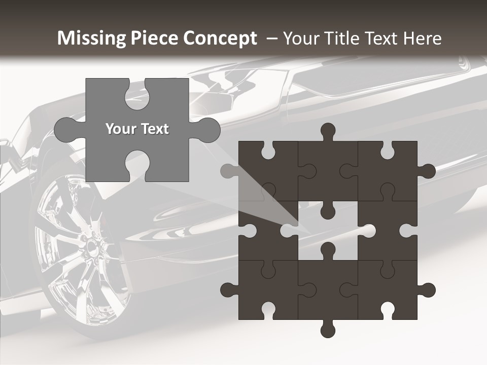 Bumper Shadow Illustration PowerPoint Template