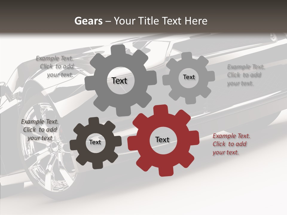 Bumper Shadow Illustration PowerPoint Template