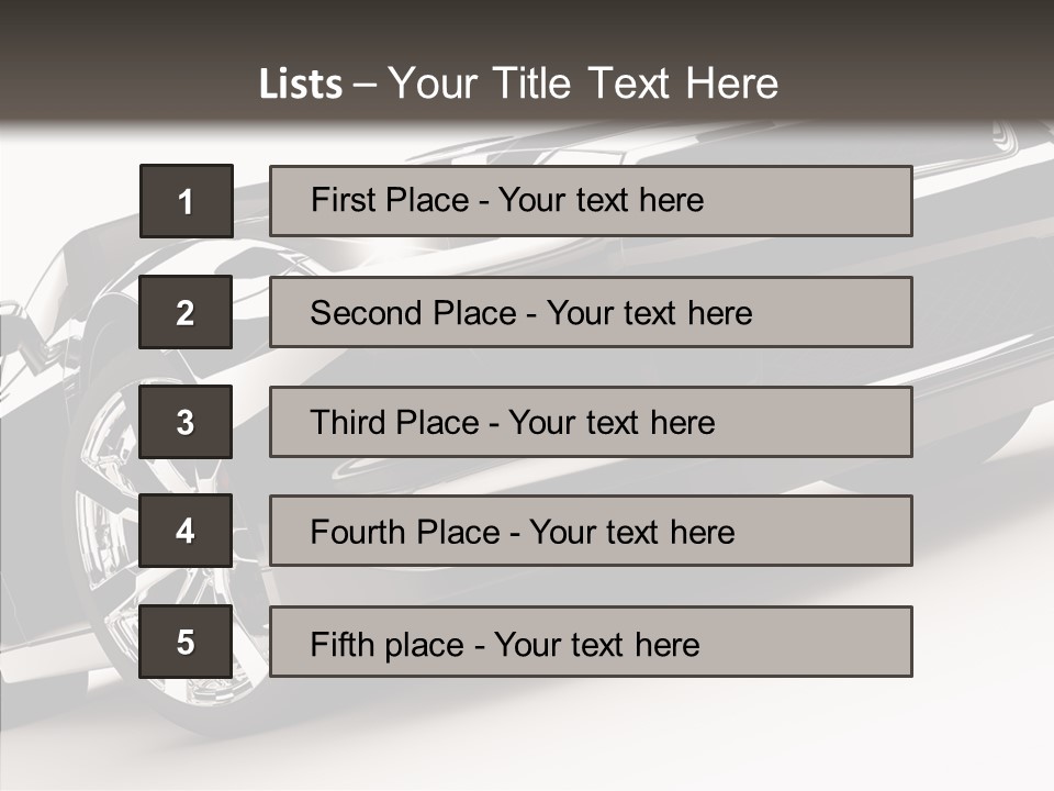 Bumper Shadow Illustration PowerPoint Template
