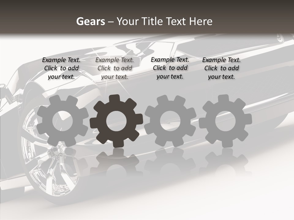 Bumper Shadow Illustration PowerPoint Template