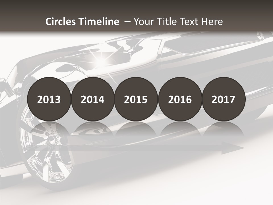 Bumper Shadow Illustration PowerPoint Template