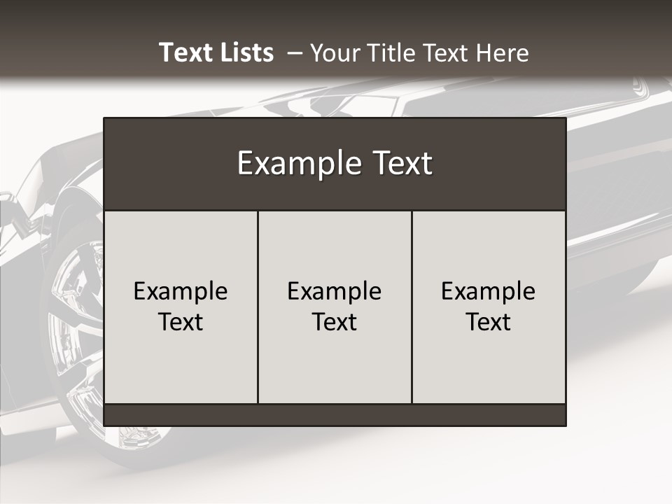 Bumper Shadow Illustration PowerPoint Template