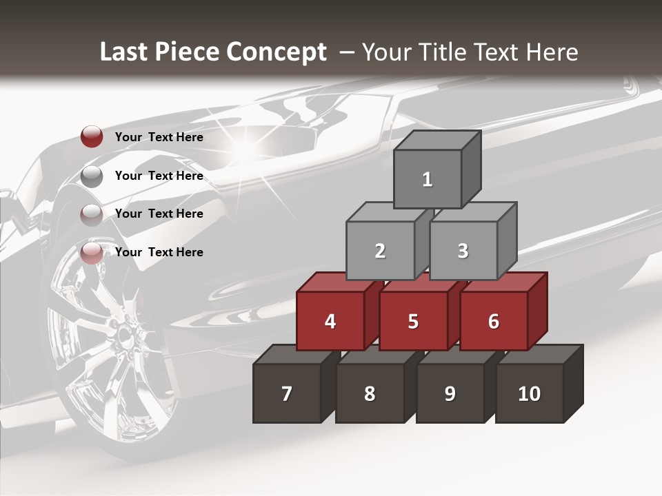 Bumper Shadow Illustration PowerPoint Template