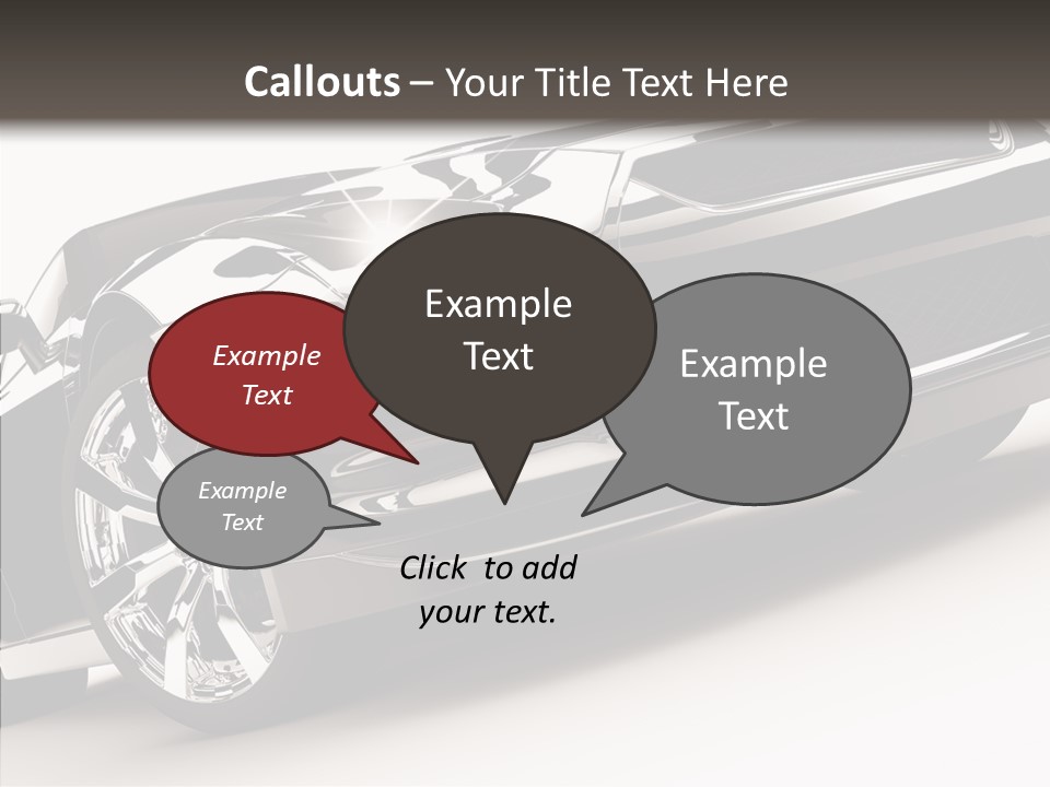 Bumper Shadow Illustration PowerPoint Template