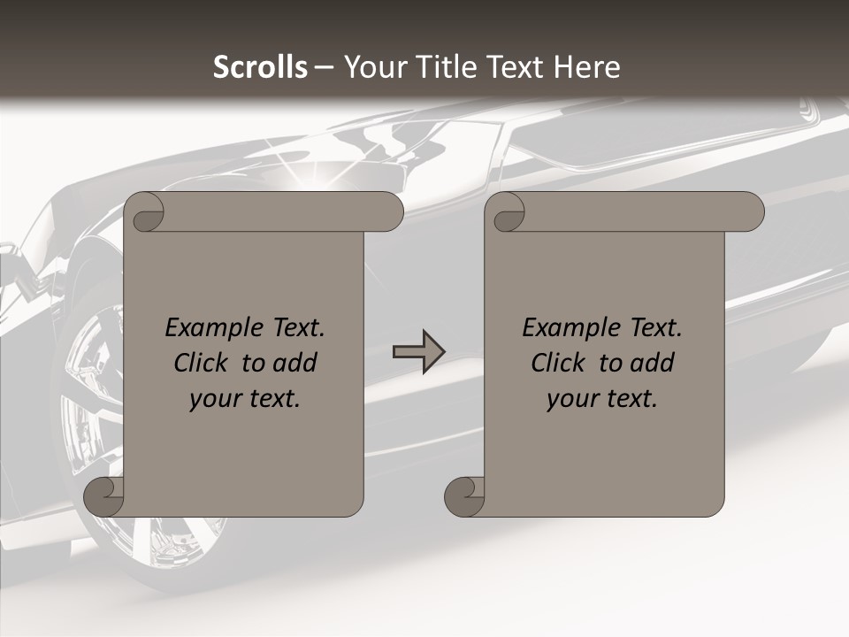 Bumper Shadow Illustration PowerPoint Template