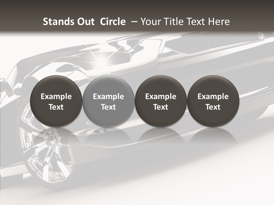 Bumper Shadow Illustration PowerPoint Template