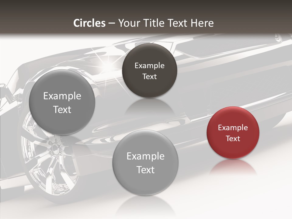 Bumper Shadow Illustration PowerPoint Template