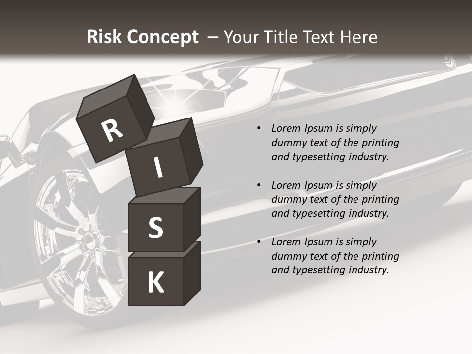 Bumper Shadow Illustration PowerPoint Template