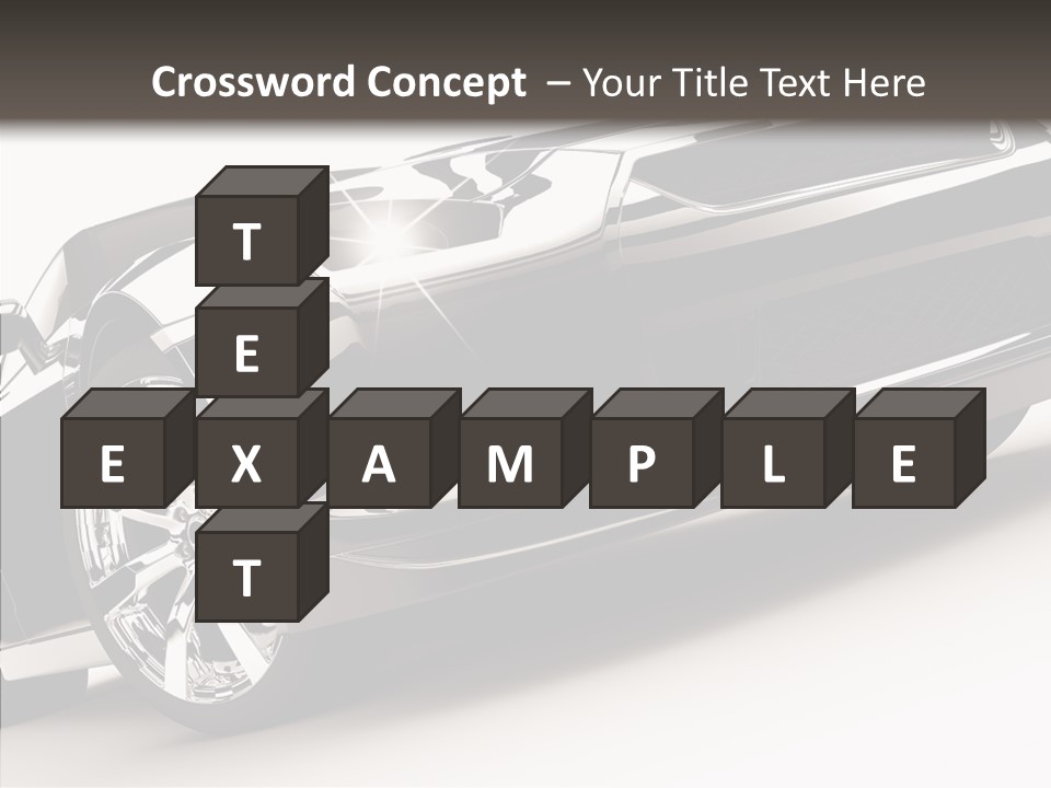 Bumper Shadow Illustration PowerPoint Template