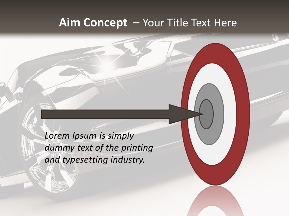 Bumper Shadow Illustration PowerPoint Template