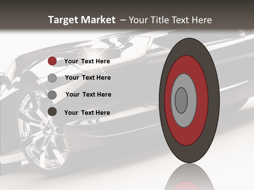 Bumper Shadow Illustration PowerPoint Template