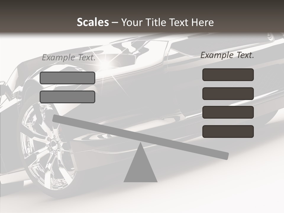 Bumper Shadow Illustration PowerPoint Template