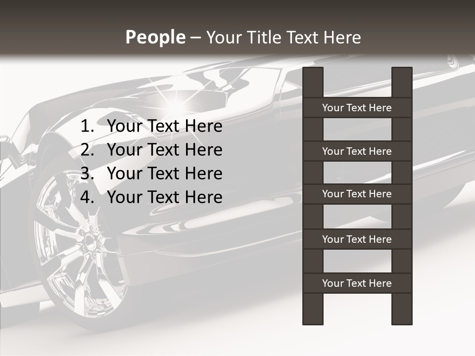 Bumper Shadow Illustration PowerPoint Template