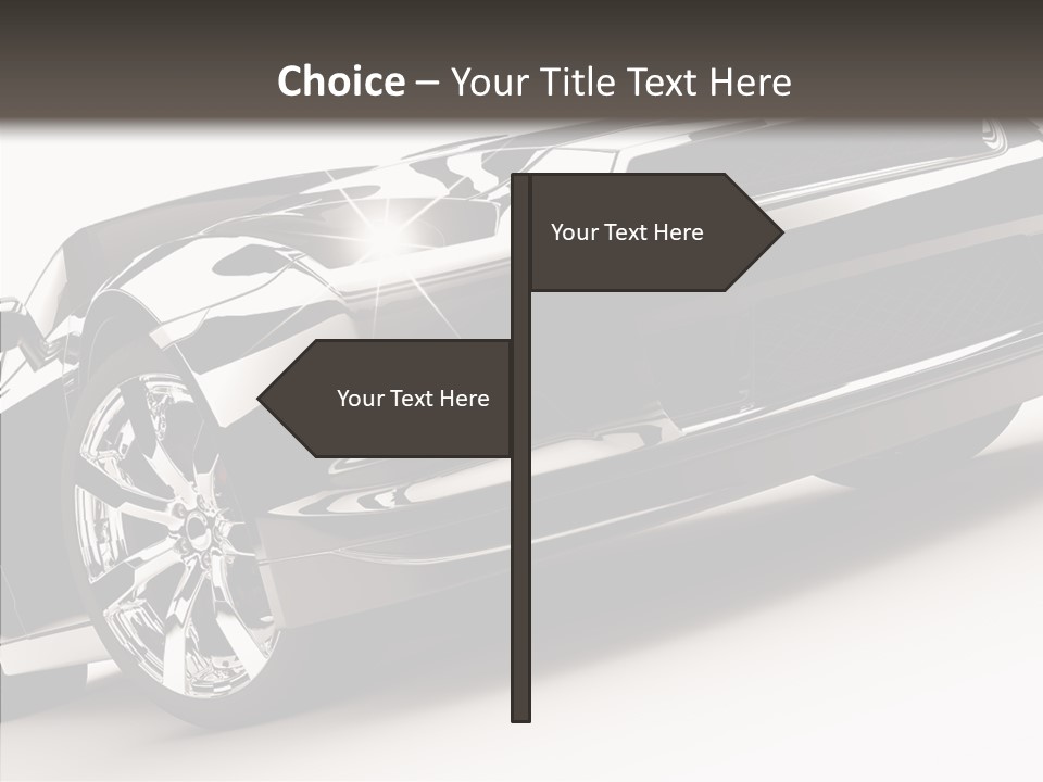 Bumper Shadow Illustration PowerPoint Template