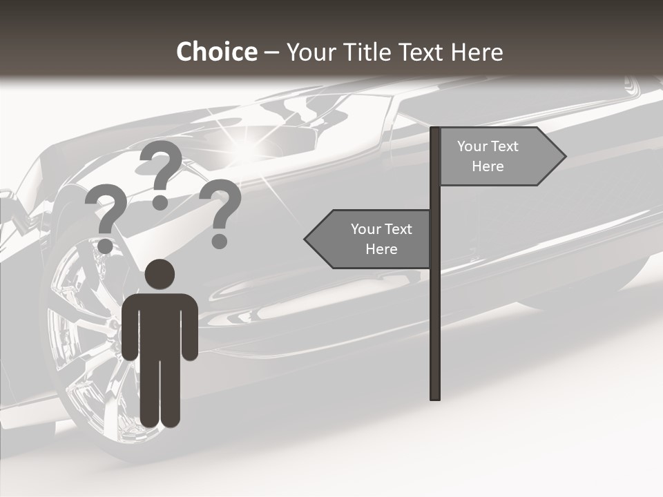 Bumper Shadow Illustration PowerPoint Template