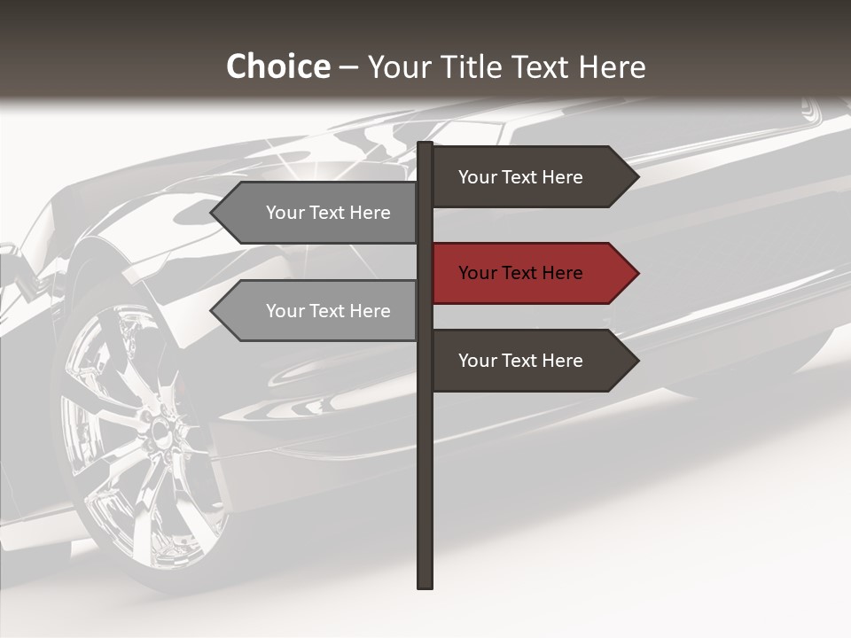 Bumper Shadow Illustration PowerPoint Template