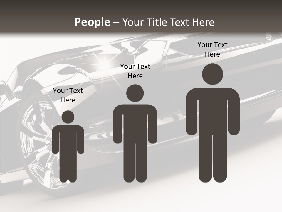 Bumper Shadow Illustration PowerPoint Template