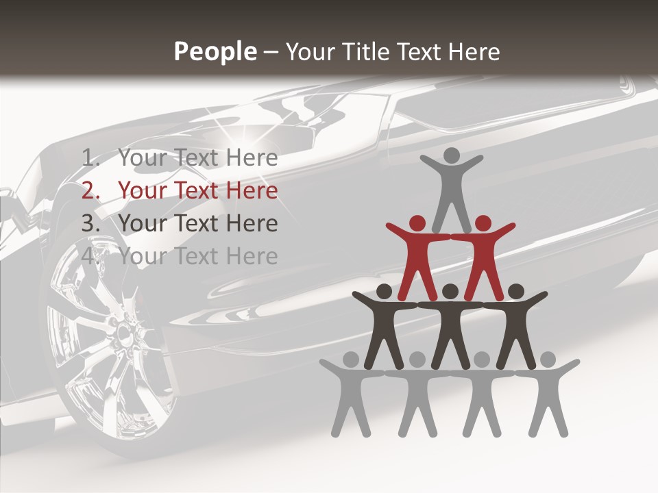 Bumper Shadow Illustration PowerPoint Template