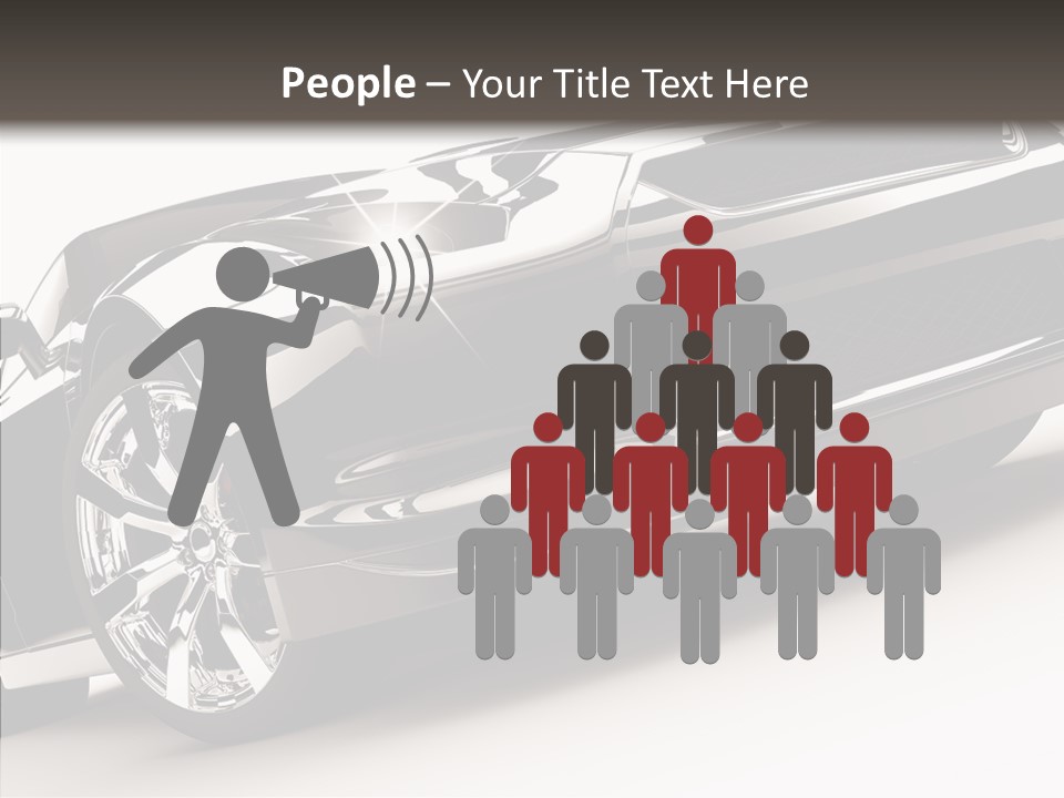 Bumper Shadow Illustration PowerPoint Template