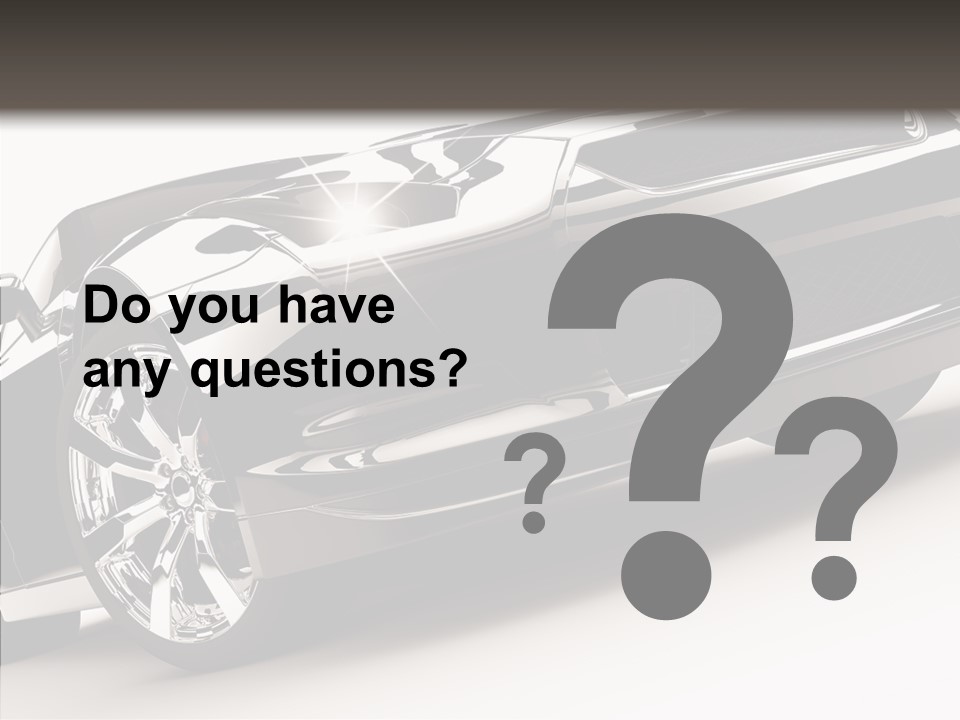 Bumper Shadow Illustration PowerPoint Template