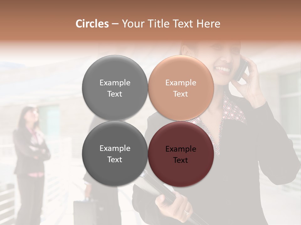 Woman Cellular Beauty PowerPoint Template
