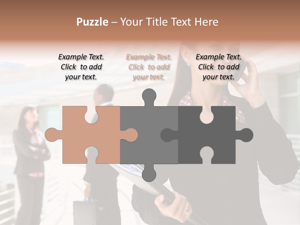 Woman Cellular Beauty PowerPoint Template