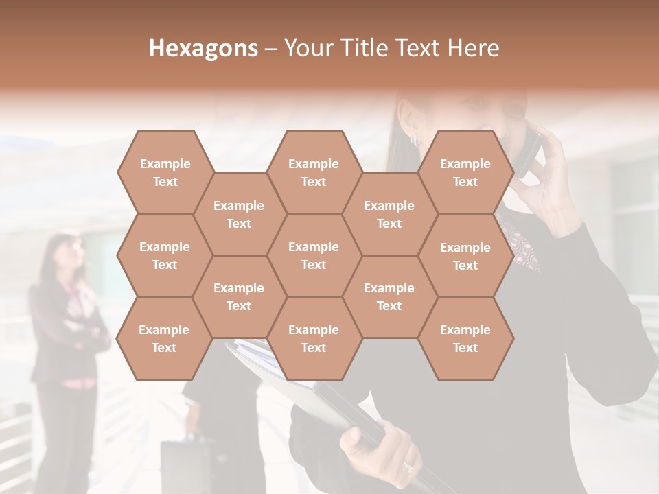 Woman Cellular Beauty PowerPoint Template