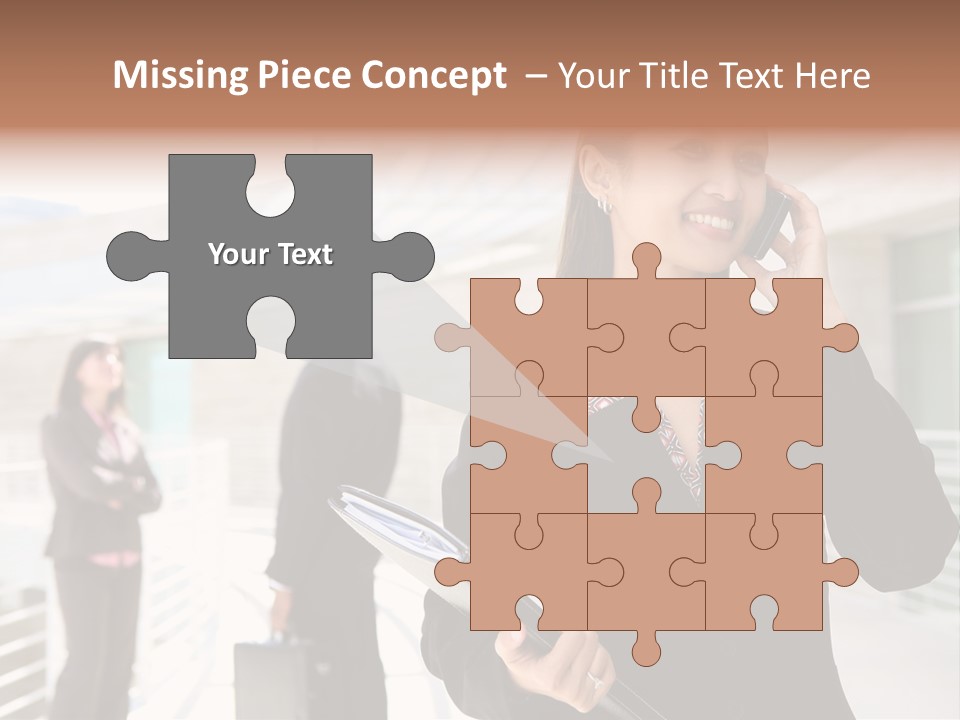 Woman Cellular Beauty PowerPoint Template