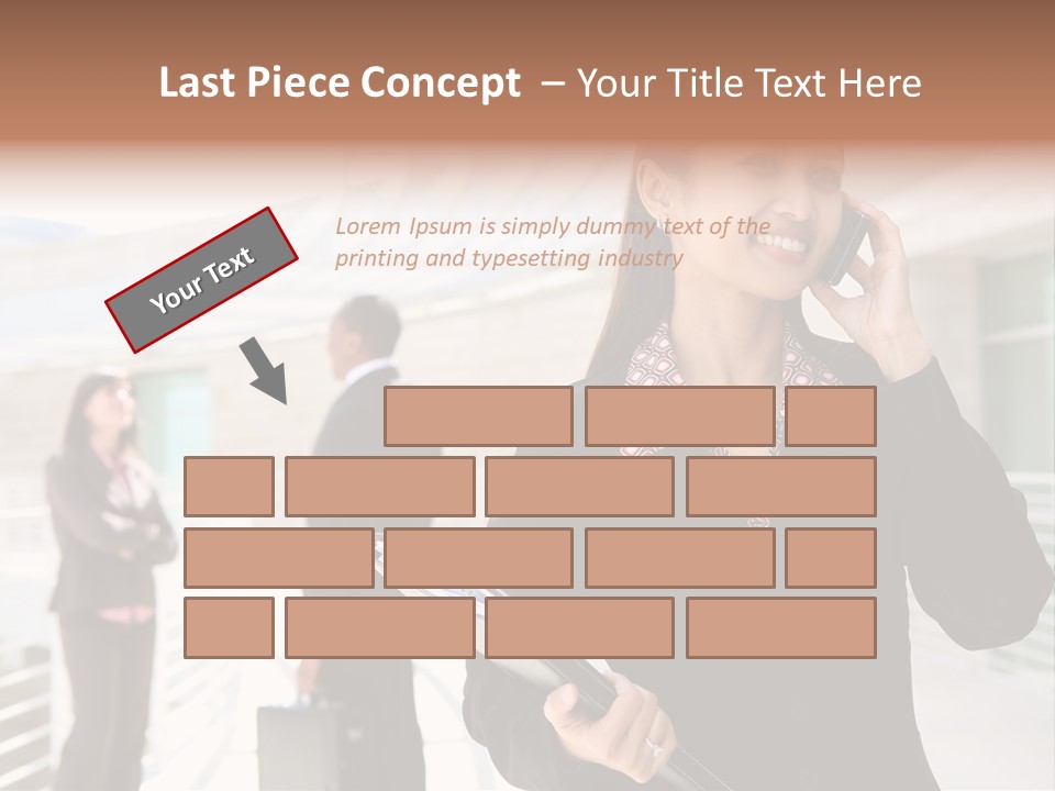 Woman Cellular Beauty PowerPoint Template