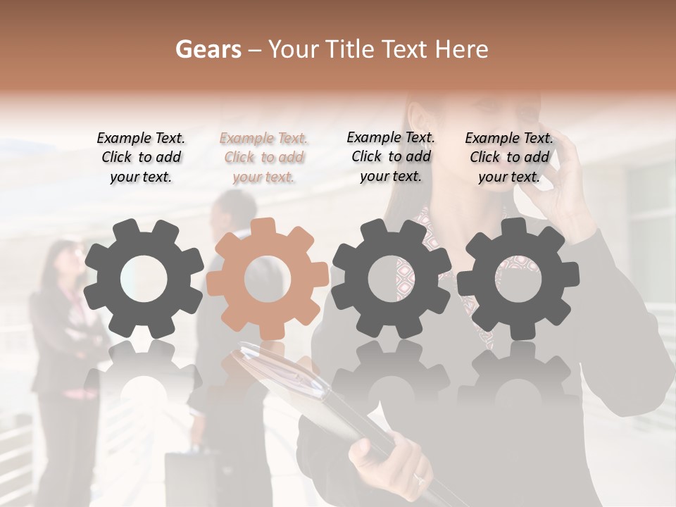 Woman Cellular Beauty PowerPoint Template