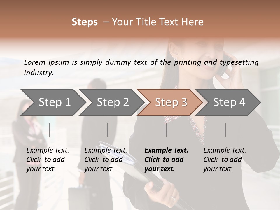 Woman Cellular Beauty PowerPoint Template