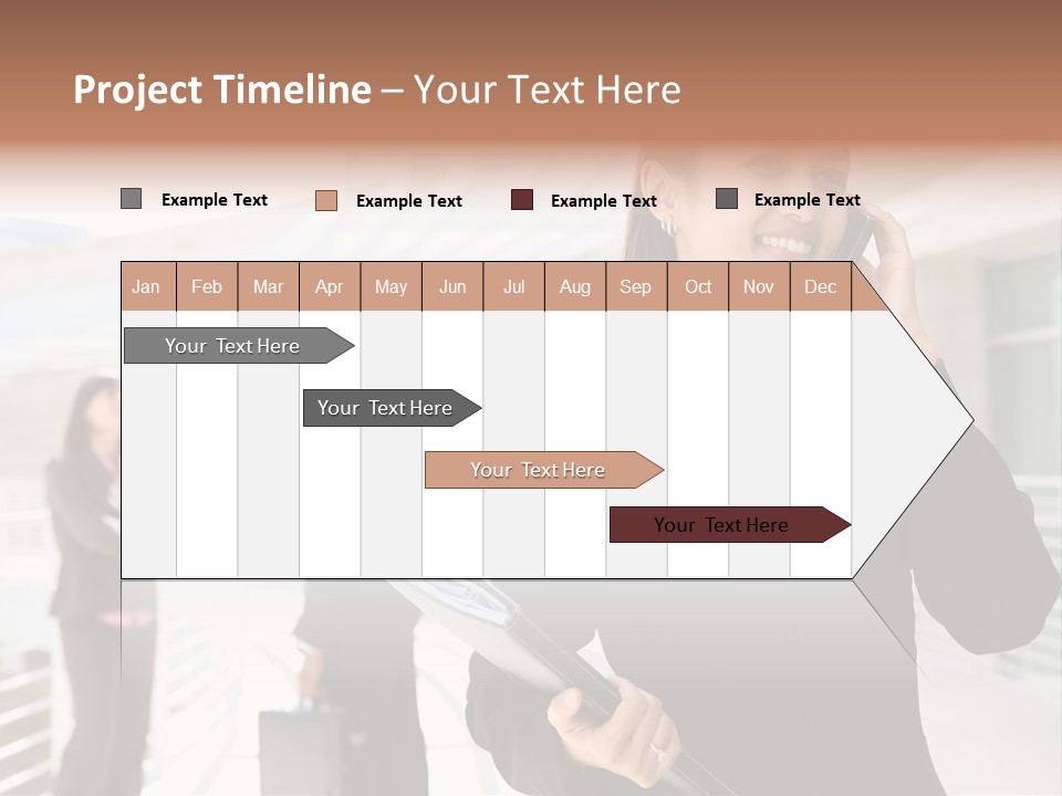 Woman Cellular Beauty PowerPoint Template