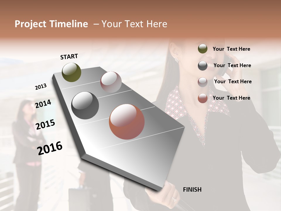 Woman Cellular Beauty PowerPoint Template
