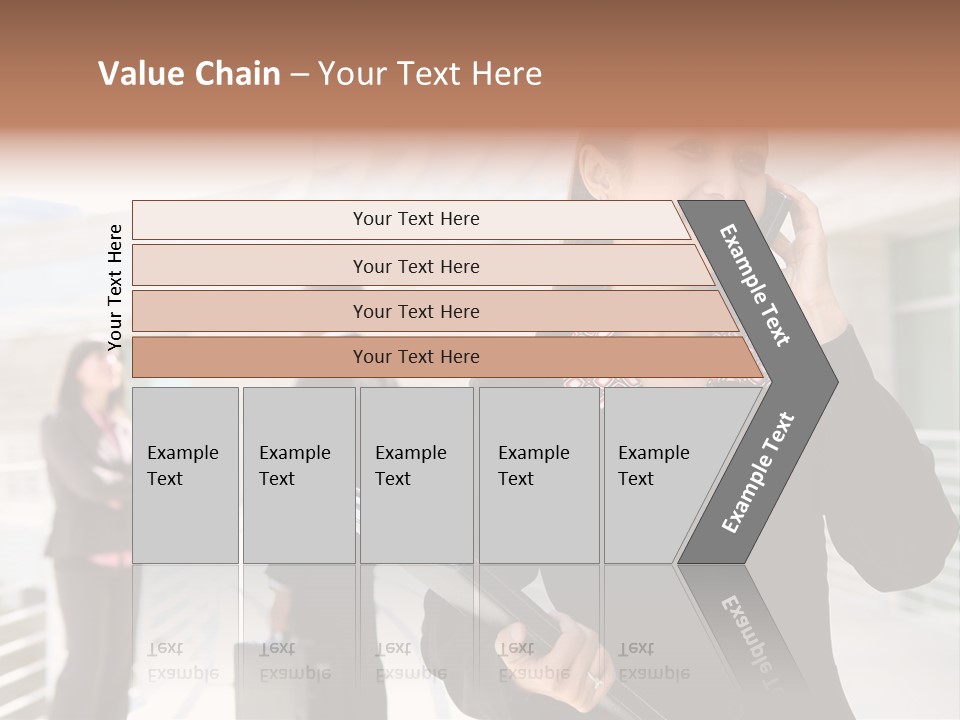 Woman Cellular Beauty PowerPoint Template