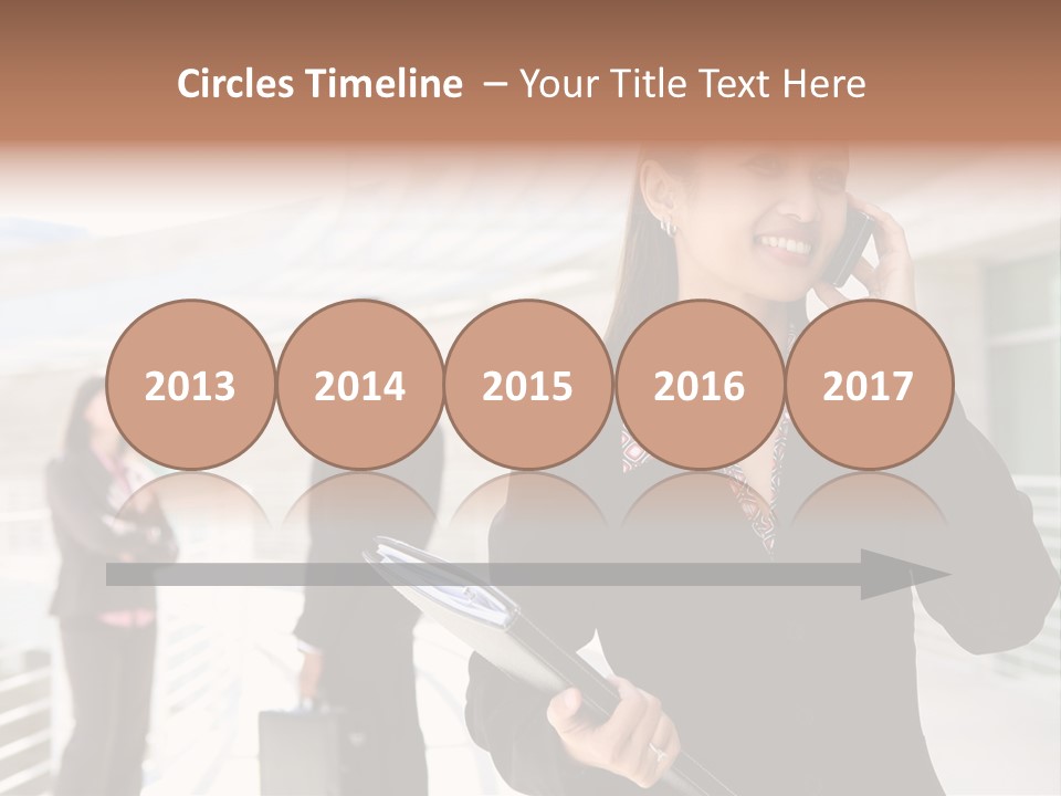 Woman Cellular Beauty PowerPoint Template