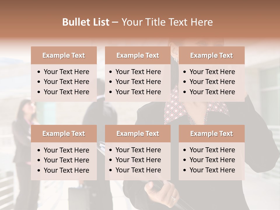 Woman Cellular Beauty PowerPoint Template