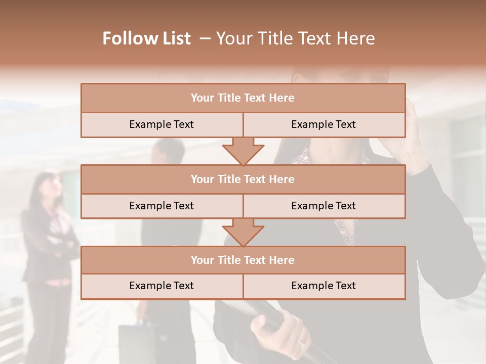 Woman Cellular Beauty PowerPoint Template
