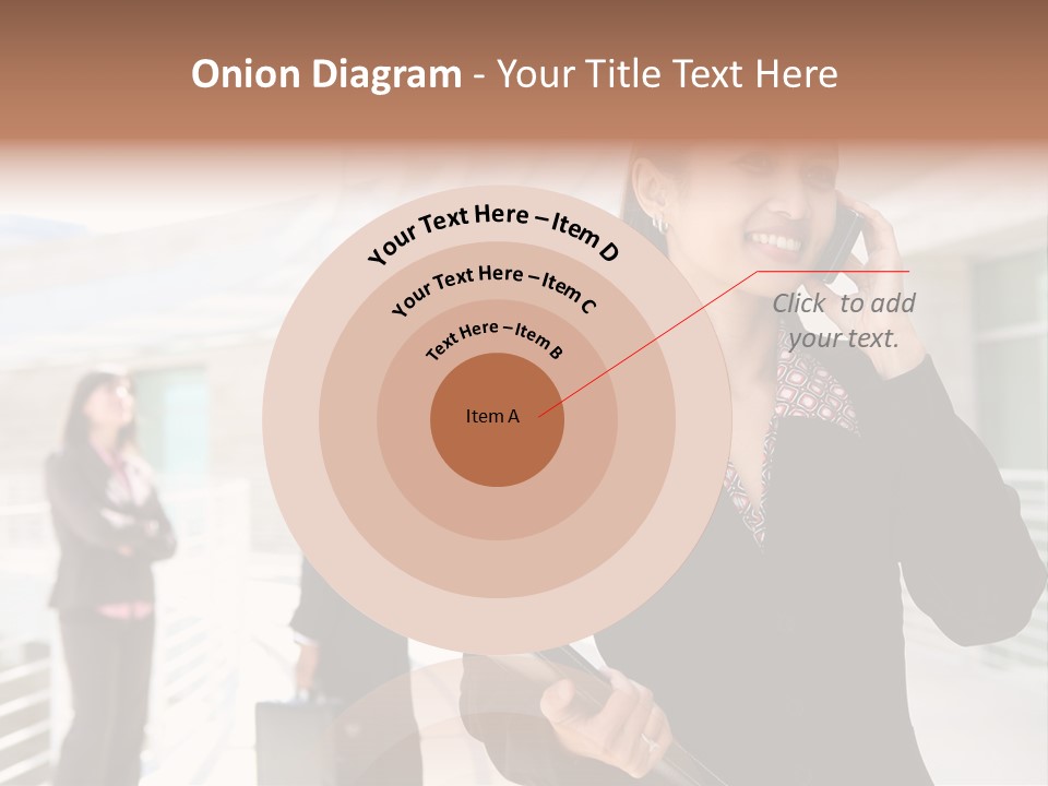 Woman Cellular Beauty PowerPoint Template