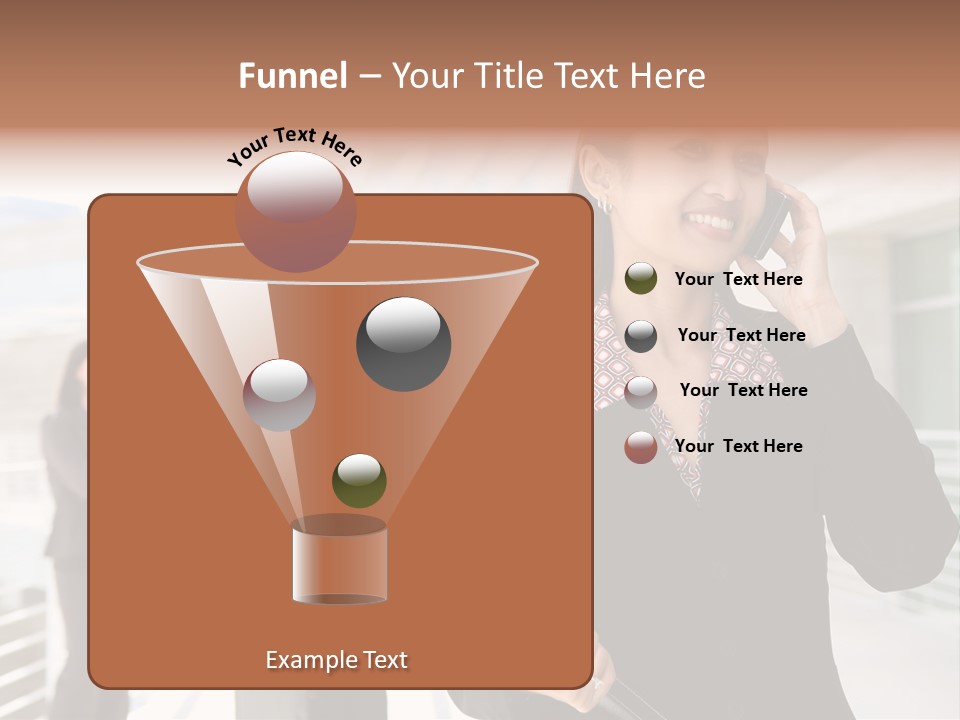 Woman Cellular Beauty PowerPoint Template
