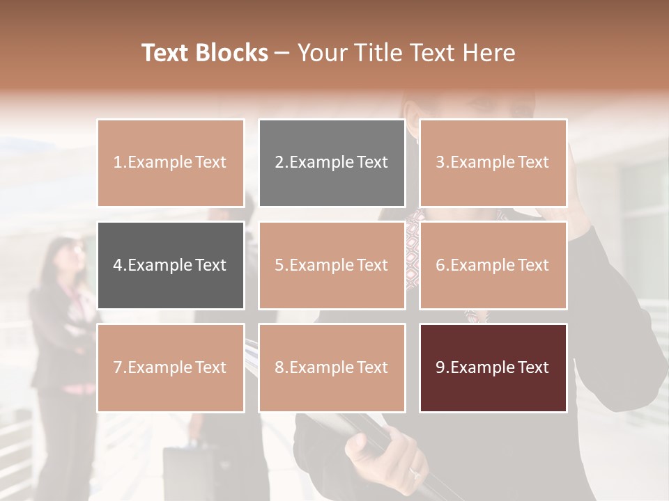 Woman Cellular Beauty PowerPoint Template