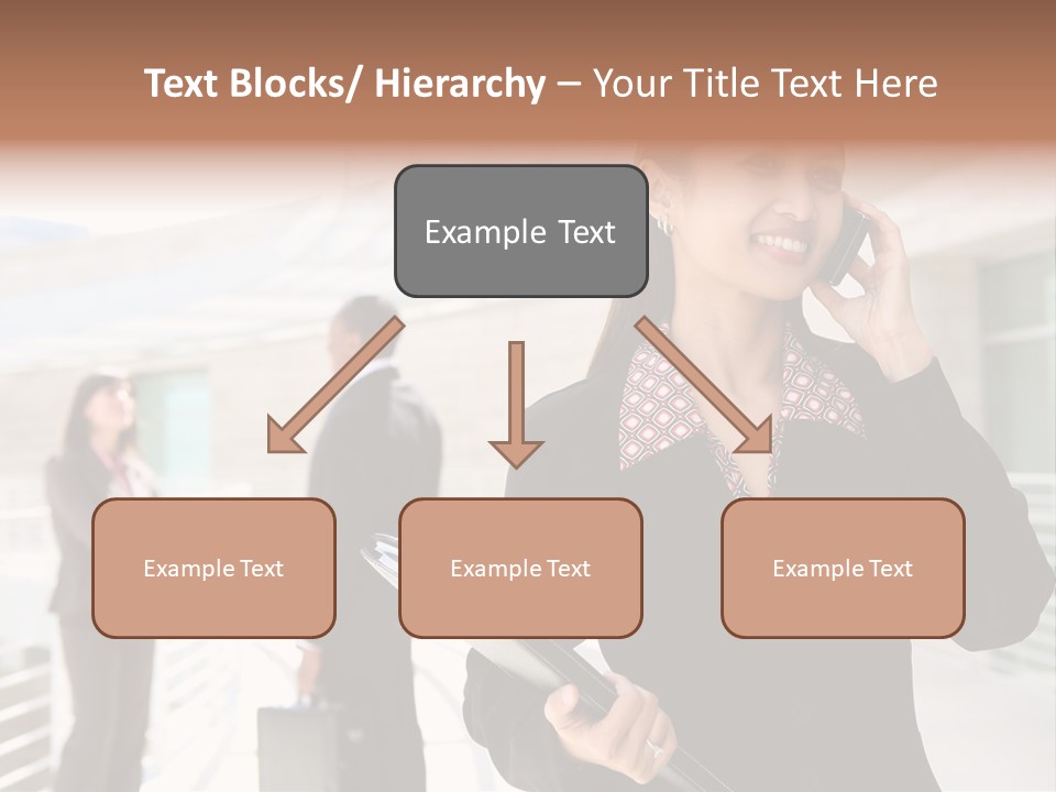 Woman Cellular Beauty PowerPoint Template