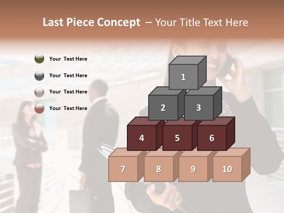 Woman Cellular Beauty PowerPoint Template