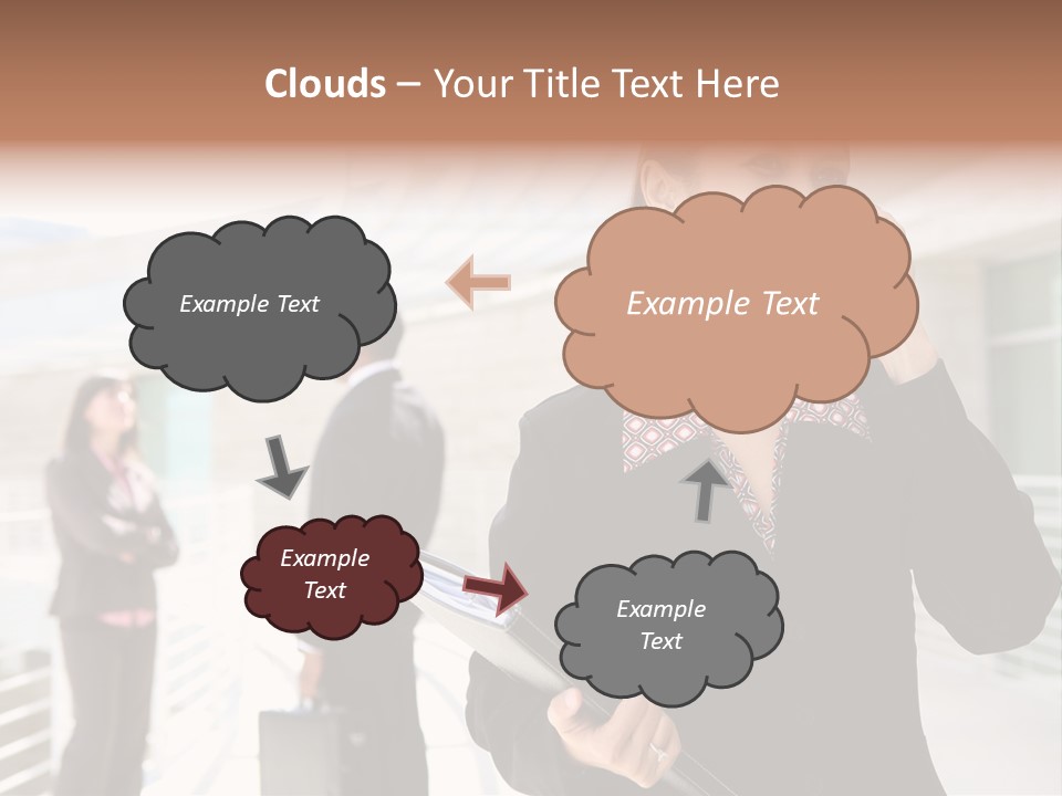 Woman Cellular Beauty PowerPoint Template